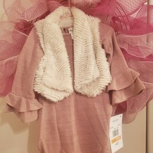 Rare editions vest and dress